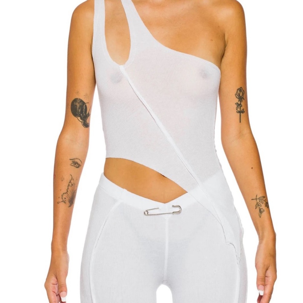 Sami Miro Vintage Asymmetric One Shoulder Tank